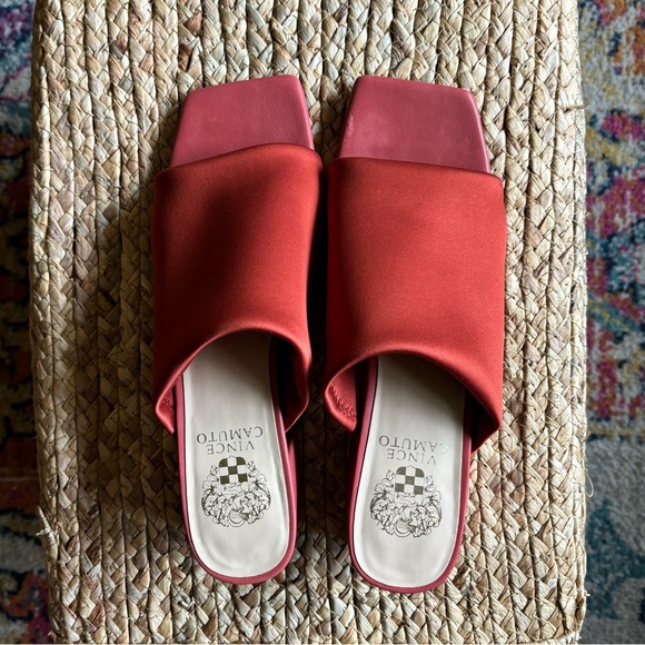 Vince Camuto Block Kitten Heels in Moroccan Clay - Picture 3 of 12